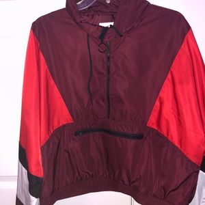 Aeropastal cropped rain jacket